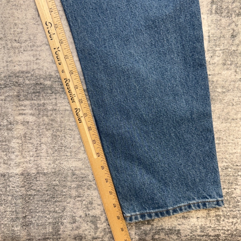 LL Bean Double L Jeans Mens 33x29 Blue Classic Fit Straight Leg Cotton Heritage - Picture 8 of 10